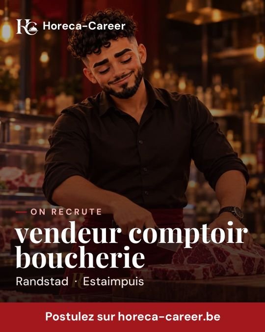 vendeur comptoir boucherie — Estaimpuis