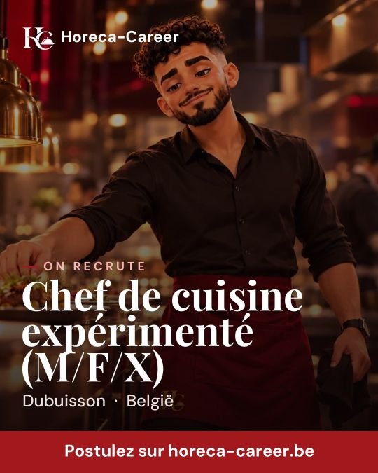 Chef de cuisine expérimenté (M/F/X) — België