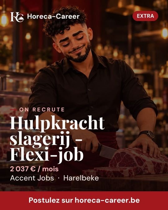 Hulpkracht slagerij - Flexi-job — Harelbeke