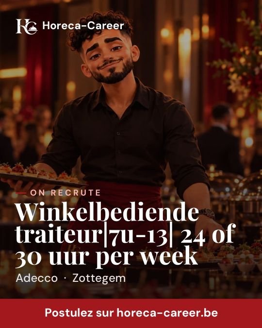 Winkelbediende traiteur|7u-13| 24 of 30 uur per week — Zottegem