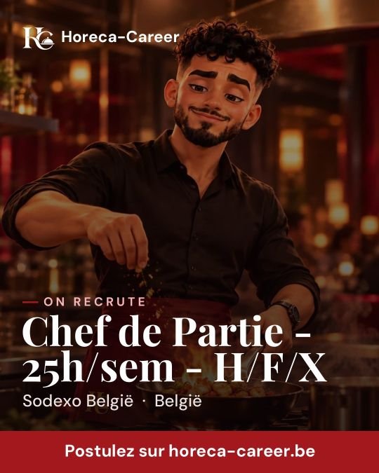 Chef de Partie - 25h/sem - H/F/X — België