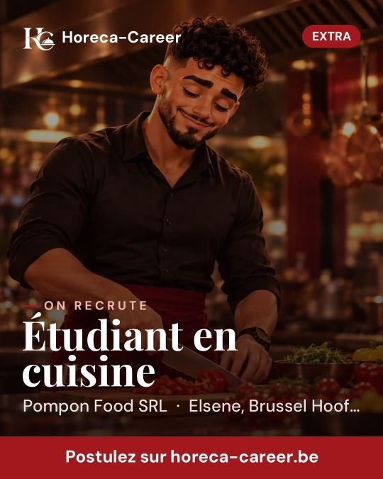 Étudiant en cuisine — Elsene, Brussel Hoofdstad