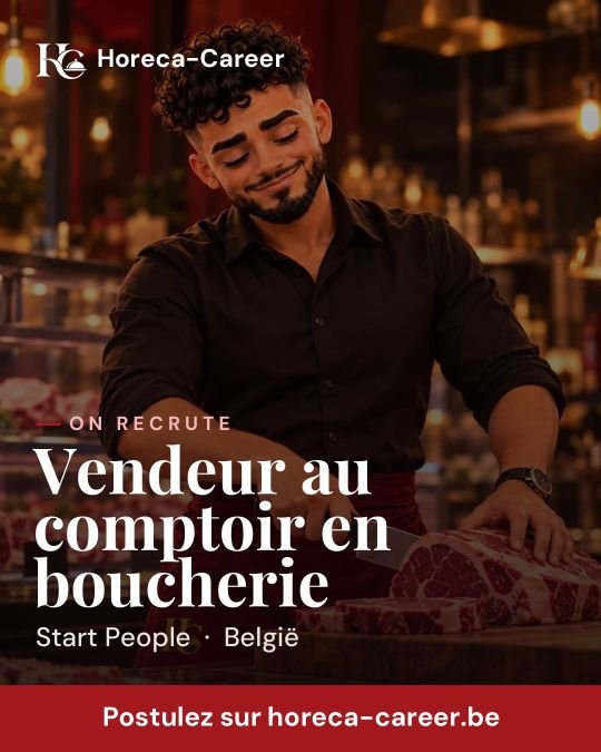 Vendeur au comptoir en boucherie — België