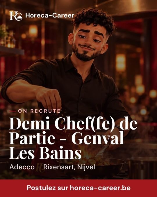 Demi Chef(fe) de Partie - Genval Les Bains — Rixensart, Nijvel