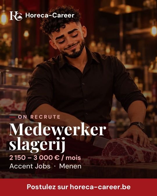 Medewerker slagerij — Menen