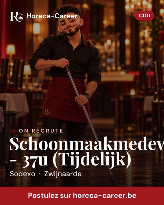Schoonmaakmedewerker - 37u (Tijdelijk) — Zwijnaarde