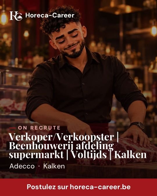 Verkoper/Verkoopster | Beenhouwerij afdeling supermarkt | Voltijds | Kalken — Kalken