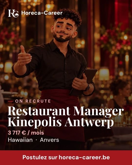 Restaurant Manager Kinepolis Antwerp — Anvers