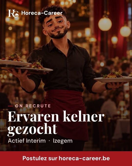 Ervaren kelner gezocht — Izegem