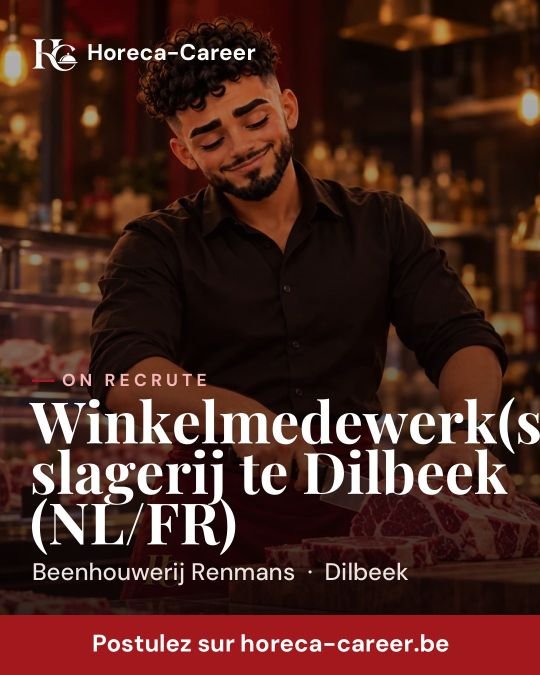 Winkelmedewerk(st)er slagerij te Dilbeek (NL/FR) — Dilbeek